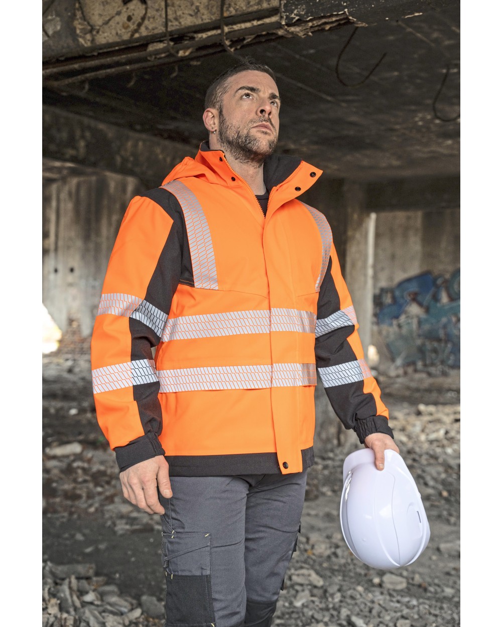 Vestes personnalisable KORNTEX Premium Hi-Vis Broken Reflex Softshell Jacket Copenhagen