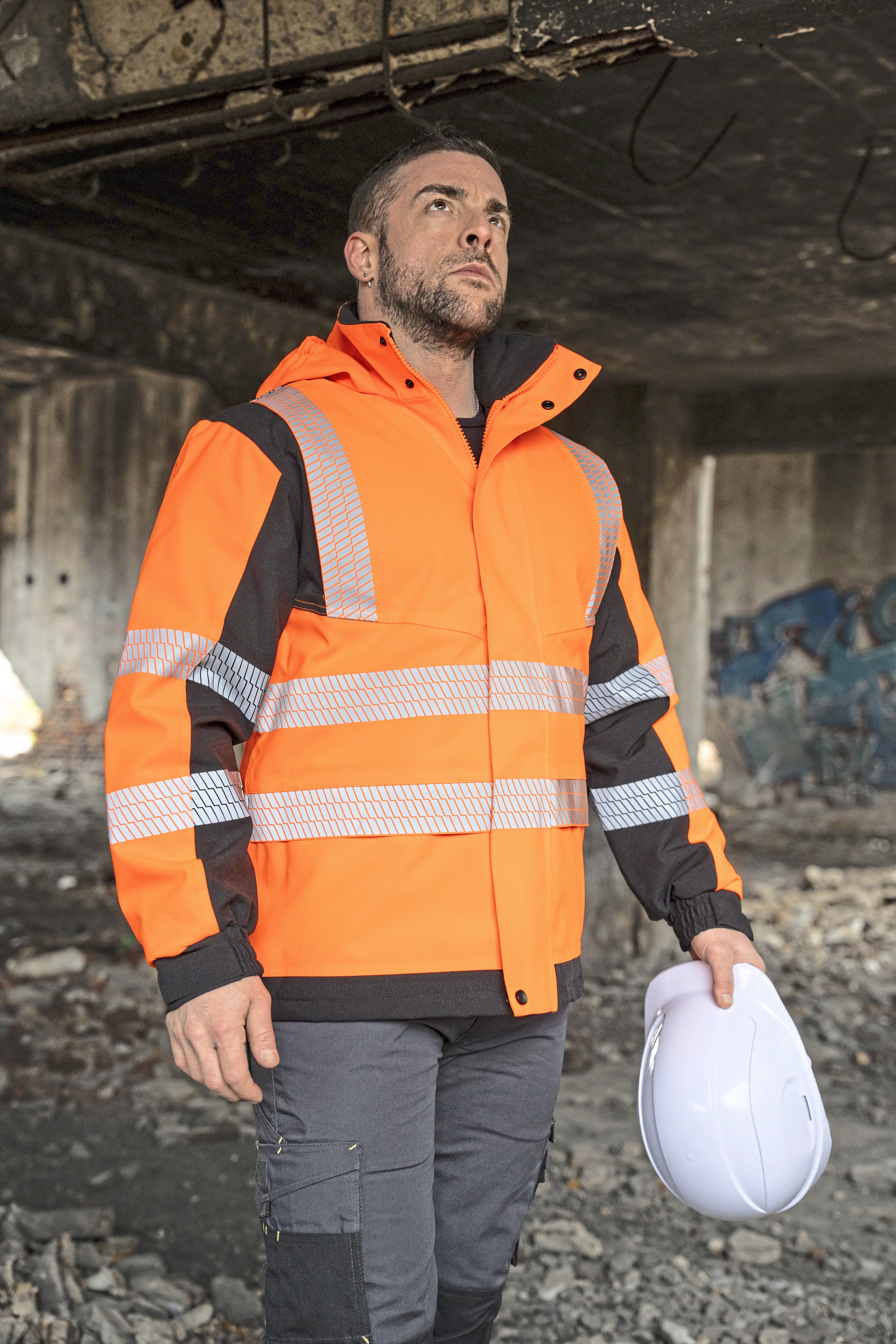 Vestes personnalisable KORNTEX Premium Hi-Vis Broken Reflex Softshell Jacket Copenhagen