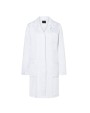 Hemden KARLOWSKY LADIES' MEDICAL AND LAB COAT WITH LABEL COLLAR AND CONCEALED BUTTON PLACKET voor bedrukking &amp; borduring