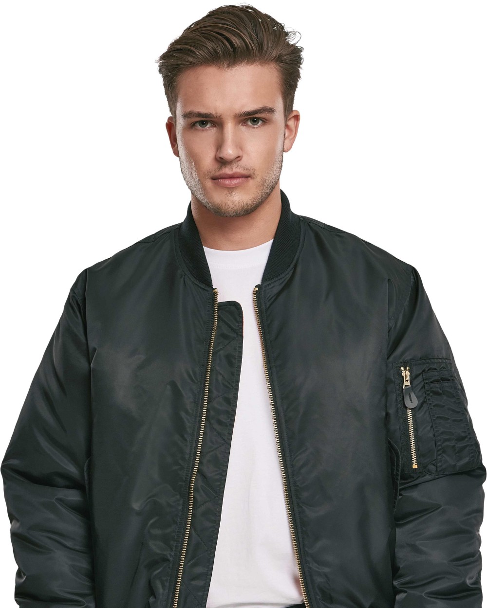 BUILD YOUR BRAND MA1 jacket Jacken personalisierbar