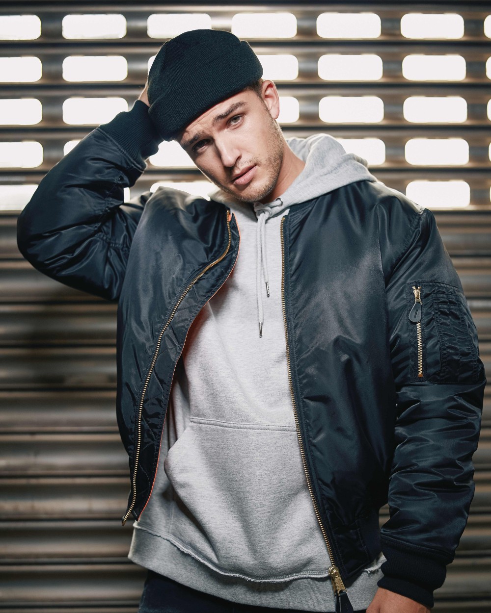 Jassen BUILD YOUR BRAND MA1 jacket voor bedrukking &amp; borduring