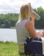 Tassen & Zakken VINGA VINGA Volonne AWARE™ recycled canvas strandtas voor bedrukking &amp; borduring