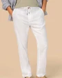 Pantalons personnalisable SPASSO Pantalon écoresponsable en lin et coton bio homme