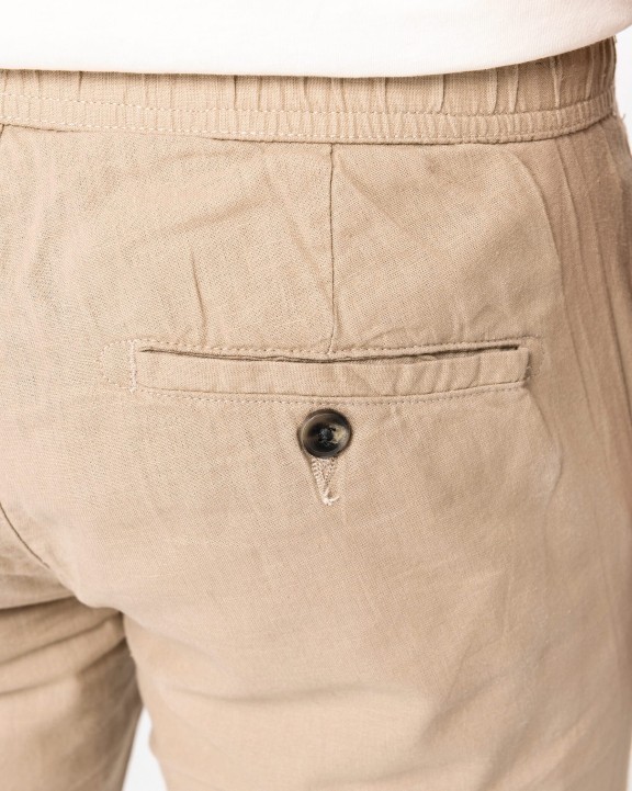 Pantalons personnalisable SPASSO Pantalon écoresponsable en lin et coton bio homme