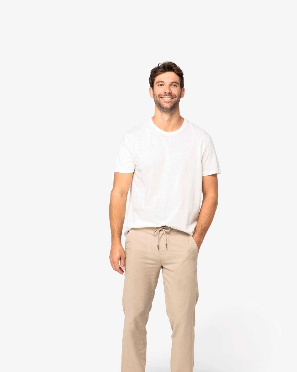 SPASSO Umweltfreundliche Herrenhose aus Bio-Leinen und Bio-Baumwolle Hosen personalisierbar