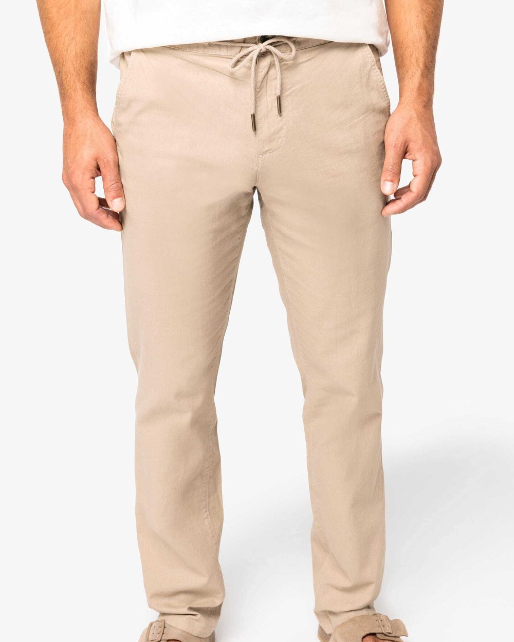 Pantalons personnalisable SPASSO Pantalon écoresponsable en lin et coton bio homme