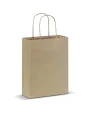 Tote bags 4DO Papieren kraft tas 90g/m² 18x8x22cm voor bedrukking &amp; borduring