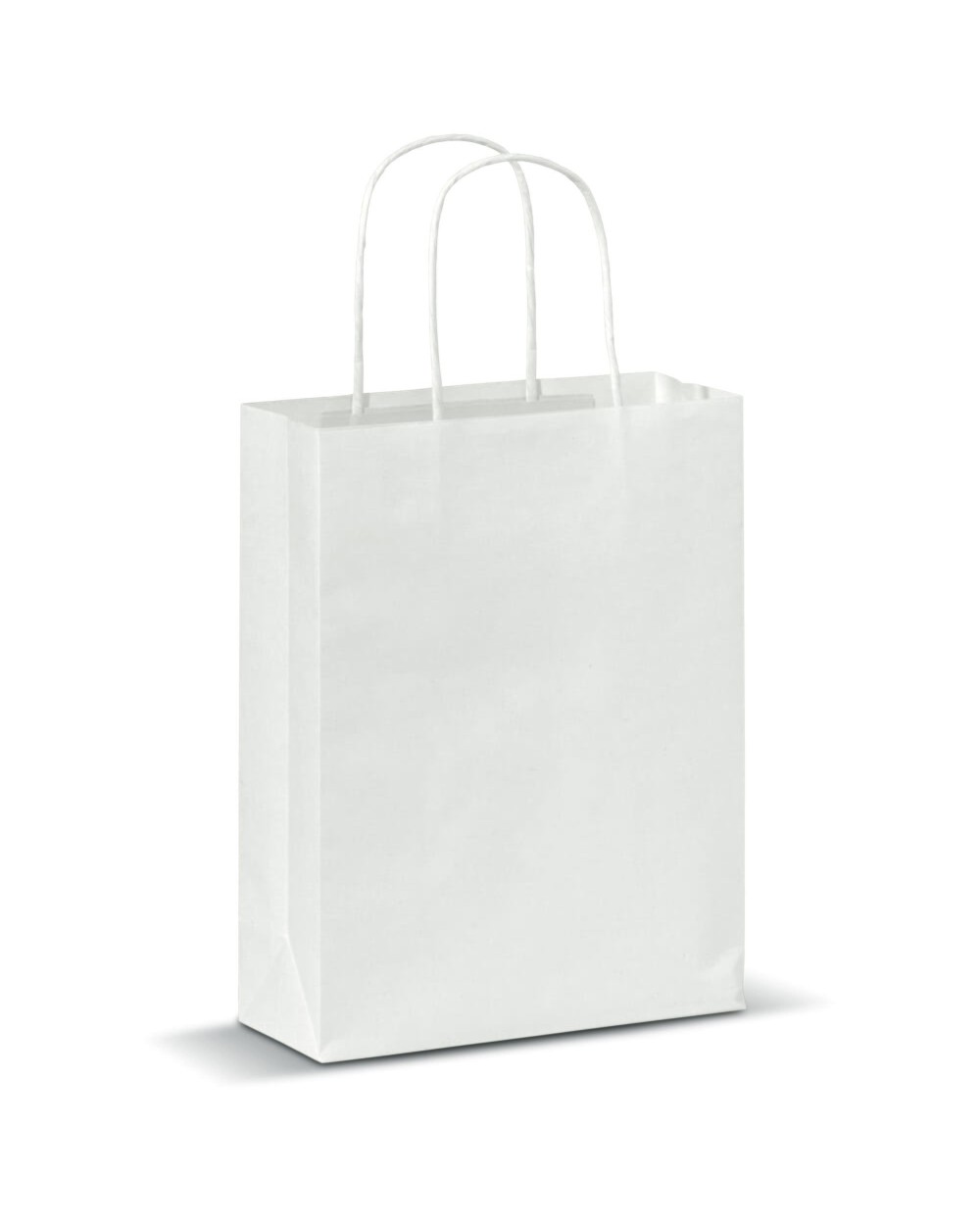 Tote bags 4DO Papieren kraft tas 90g/m² 18x8x22cm voor bedrukking &amp; borduring
