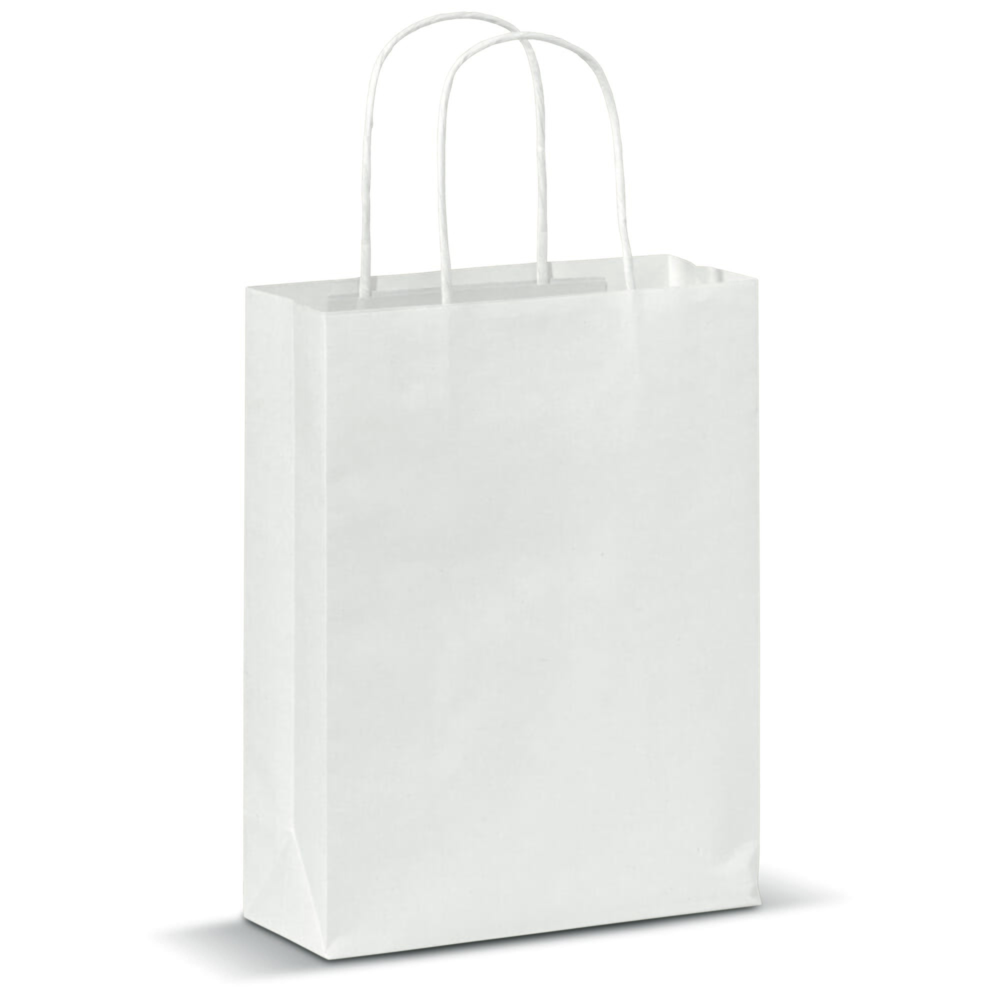 Tote bags personnalisable 4DO Sac papier anses torsadées 90g/m² 18x8x22cm