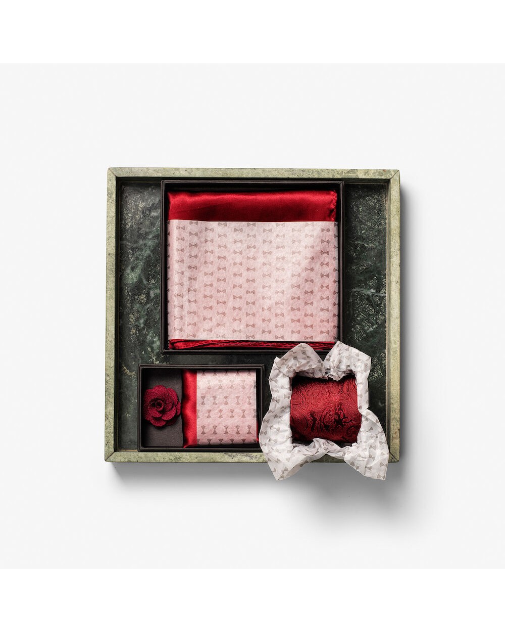 Benodigdheden J. HARVEST & FROST Solid Hankie & Lapel Pin With Giftbox voor bedrukking &amp; borduring