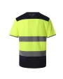 T-shirts YOKO Tweekleurig veiligheids-T-shirt voor bedrukking &amp; borduring
