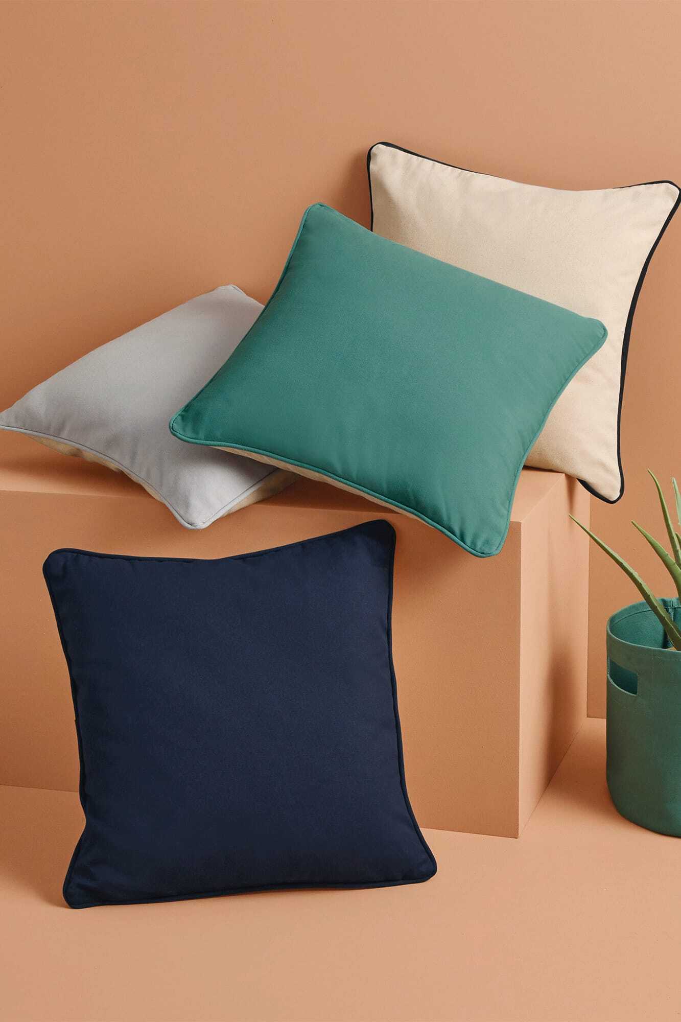 Benodigdheden WESTFORDMILL Kussenhoes met een omzoomde rand voor bedrukking &amp; borduring