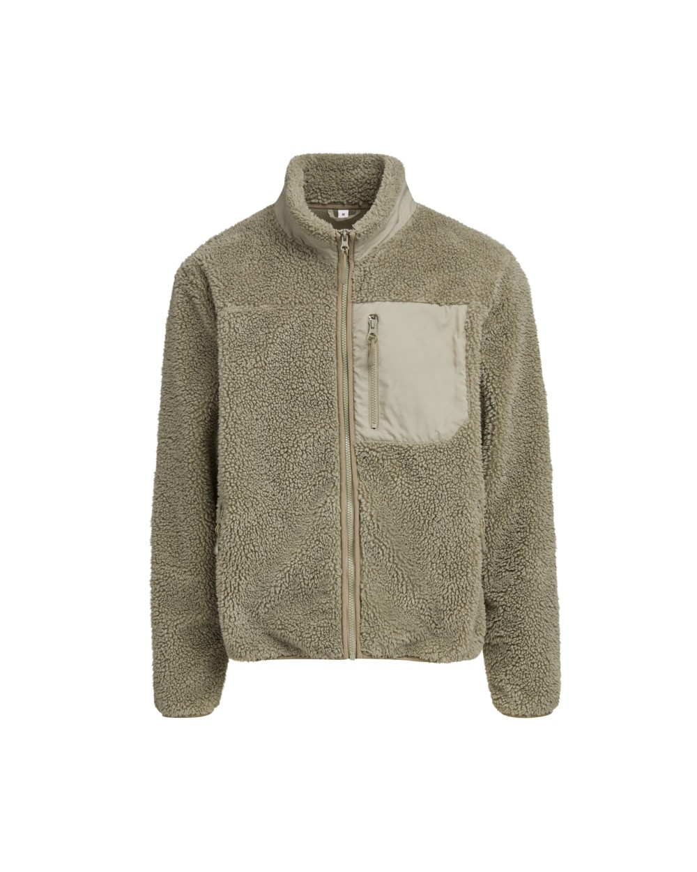 Jassen BUILD YOUR BRAND BONDED SHERPA JACKET voor bedrukking &amp; borduring