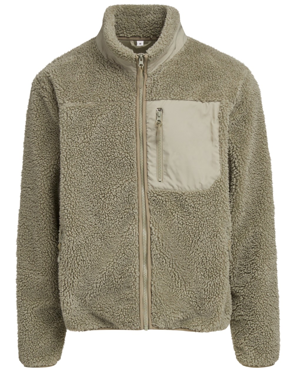 BUILD YOUR BRAND BONDED SHERPA JACKET Jacken personalisierbar