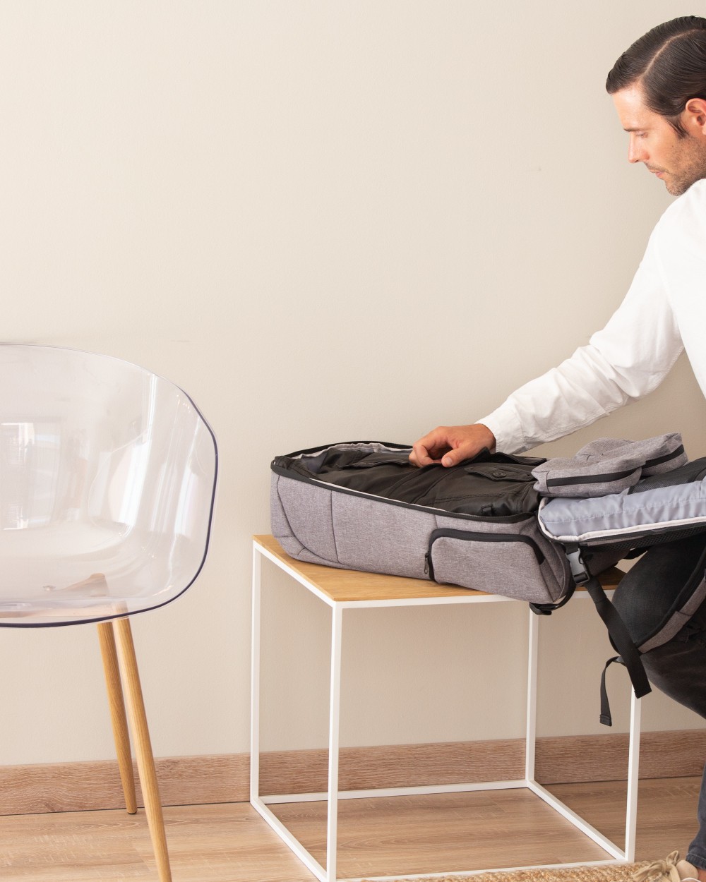 Tassen & Zakken KIMOOD Antidiefstalrugzak van polyester. voor bedrukking &amp; borduring