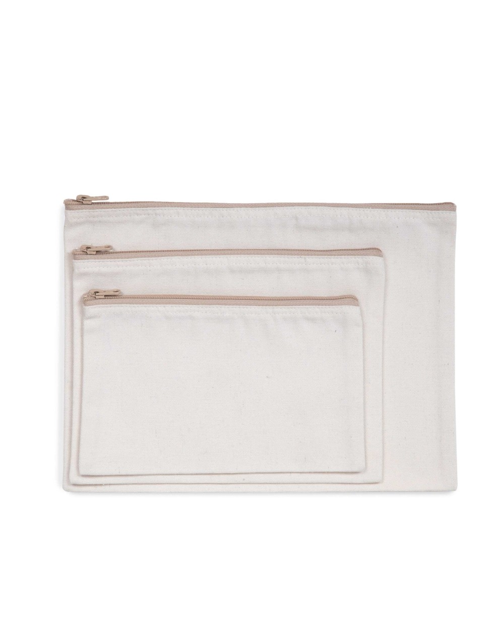 Tassen & Zakken KIMOOD Gerecycled ritstasje voor bedrukking &amp; borduring