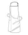 Schorten LINK KITCHENWEAR Duo Apron voor bedrukking &amp; borduring