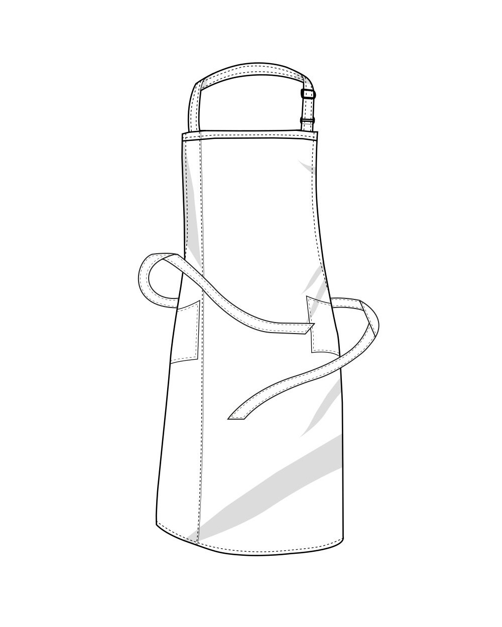 Schorten LINK KITCHENWEAR Duo Apron voor bedrukking &amp; borduring