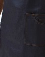 PREMIER District - Waxed look denim bib apron Schürzen personalisierbar