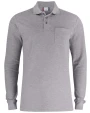 CLIQUE Basic Polo Pocket L/S Poloshirts personalisierbar