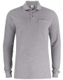 CLIQUE Basic Polo Pocket L/S Poloshirts personalisierbar