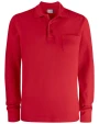 CLIQUE Basic Polo Pocket L/S Poloshirts personalisierbar
