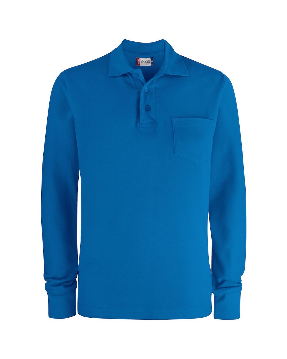 Polo's CLIQUE Basic Polo Pocket L/S voor bedrukking &amp; borduring