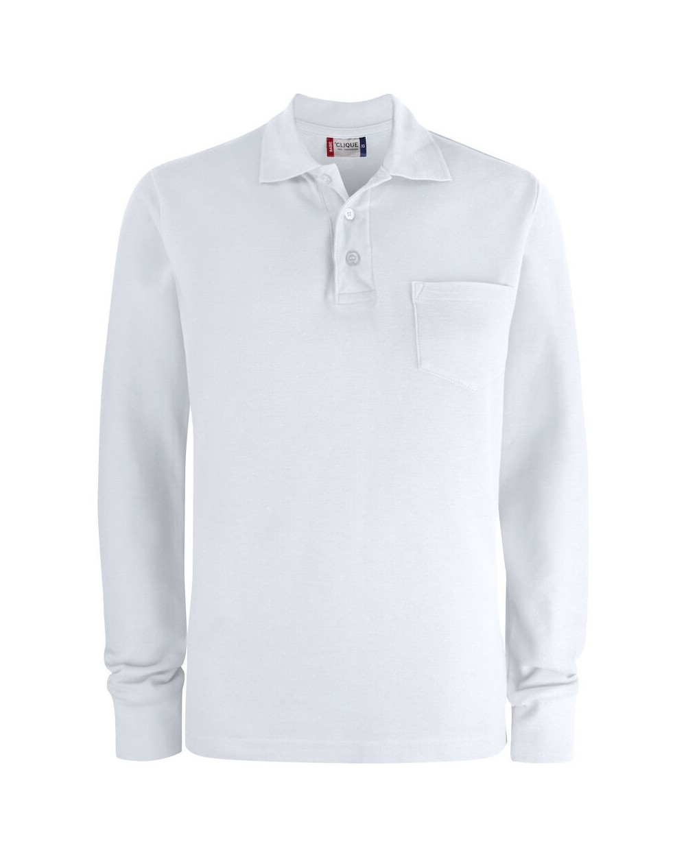 CLIQUE Basic Polo Pocket L/S Poloshirts personalisierbar