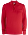 CLIQUE Basic Polo Pocket L/S Poloshirts personalisierbar