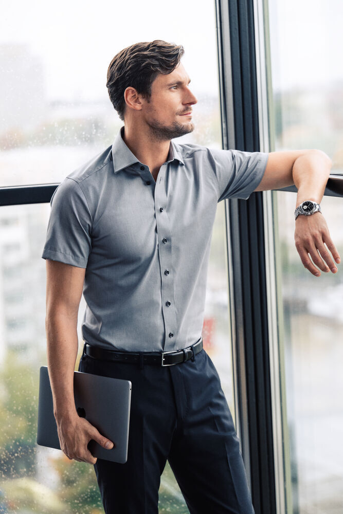 Chemises personnalisable J. HARVEST & FROST YB50 Twill S/S
Chemise Regular Fit Hommes