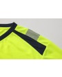 YOKO Hi-vis mandarin collar Comfort Trim t-shirt (HVJ430) T-Shirts personalisierbar