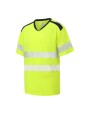 YOKO Hi-vis mandarin collar Comfort Trim t-shirt (HVJ430) T-Shirts personalisierbar