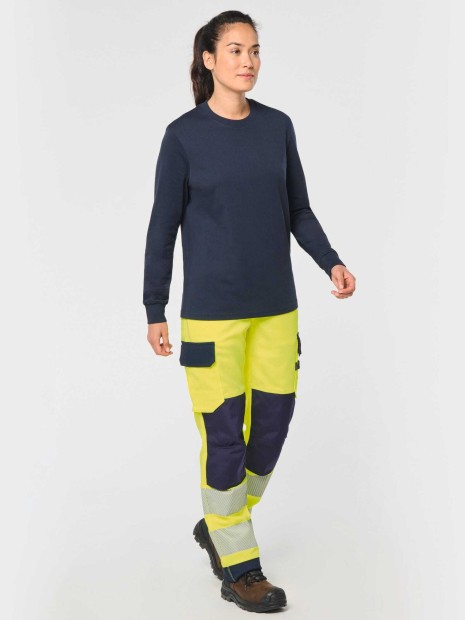 Pantalons à personnaliser WK. DESIGNED TO WORK Pantalon de sécurité recyclé multipoches unisexe 