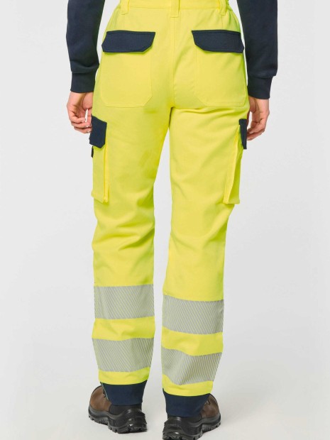 Pantalons à personnaliser WK. DESIGNED TO WORK Pantalon de sécurité recyclé multipoches unisexe 