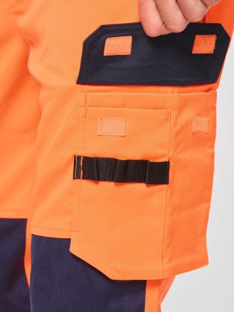 Pantalons à personnaliser WK. DESIGNED TO WORK Pantalon de sécurité recyclé multipoches unisexe 