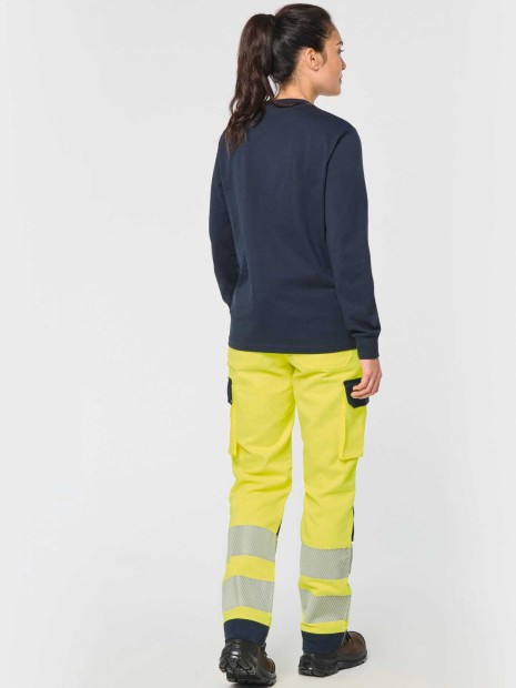 Pantalons à personnaliser WK. DESIGNED TO WORK Pantalon de sécurité recyclé multipoches unisexe 