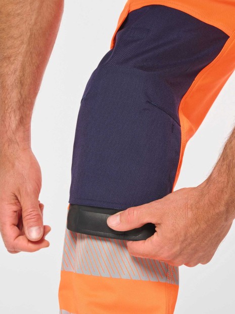 Pantalons à personnaliser WK. DESIGNED TO WORK Pantalon de sécurité recyclé multipoches unisexe 