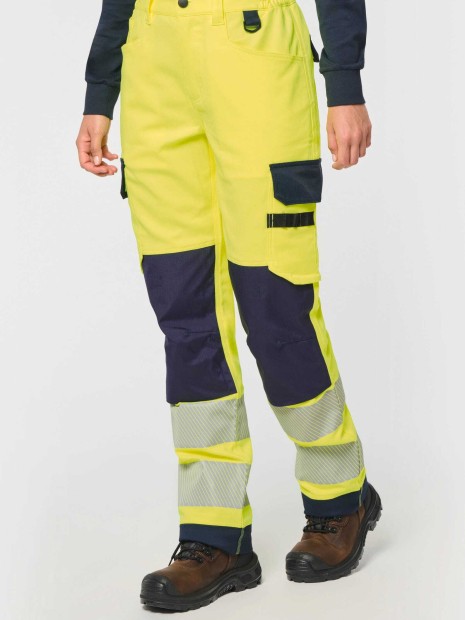 Pantalons à personnaliser WK. DESIGNED TO WORK Pantalon de sécurité recyclé multipoches unisexe 