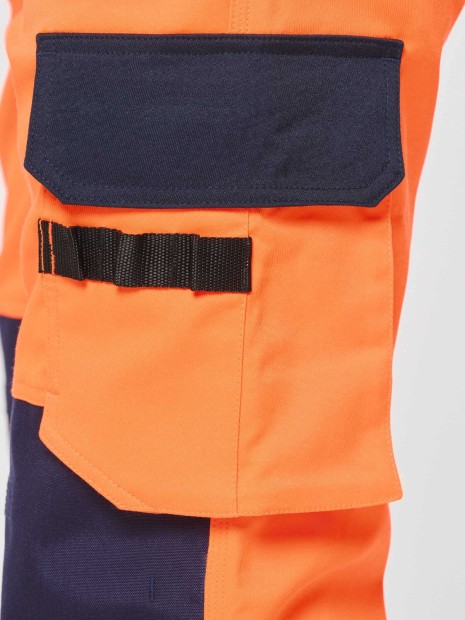 Pantalons à personnaliser WK. DESIGNED TO WORK Pantalon de sécurité recyclé multipoches unisexe 