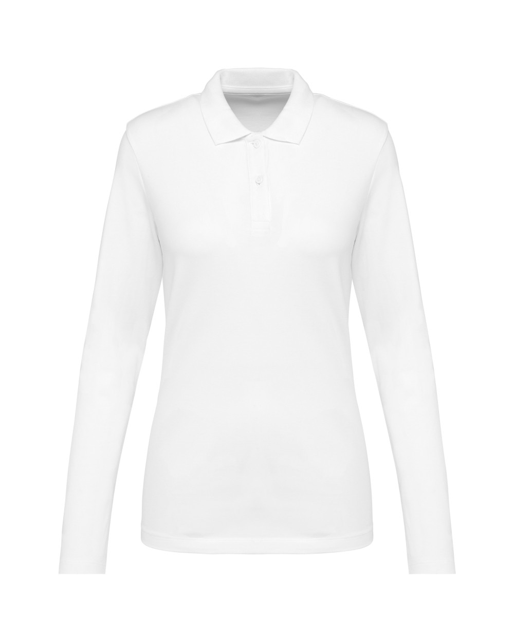 Polo's KARIBAN Supima® damespolo lange mouwen voor bedrukking &amp; borduring
