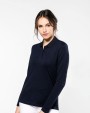 Polo's KARIBAN Supima® damespolo lange mouwen voor bedrukking &amp; borduring