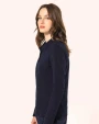 KARIBAN Supima® Damen-Polohemd mit langen Ärmeln Poloshirts personalisierbar