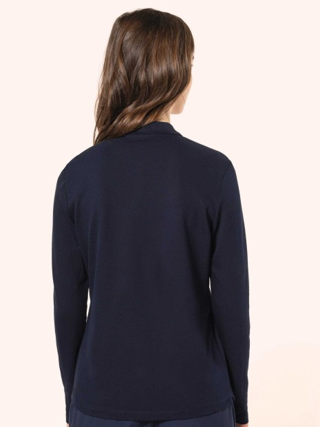 Polos à personnaliser KARIBAN Polo Supima® manches longues femme 