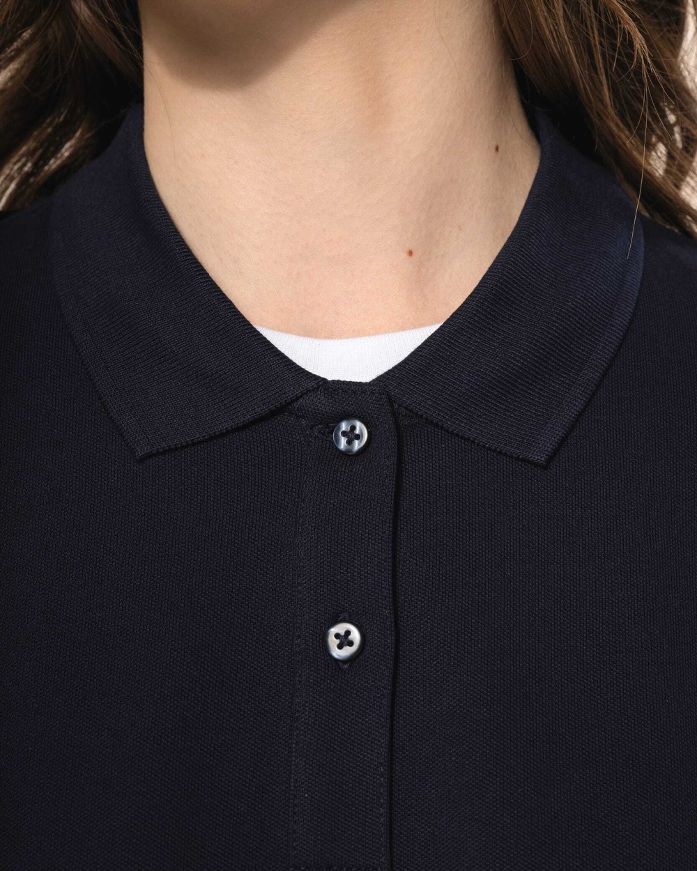 Polo's KARIBAN Supima® damespolo lange mouwen voor bedrukking &amp; borduring