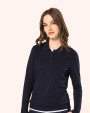 Polo's KARIBAN Supima® damespolo lange mouwen voor bedrukking &amp; borduring