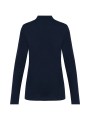 KARIBAN Polo Supima® manches longues femme /api/colors/058f028c-f565-4146-9cba-11f5b0ade7a7 personnalisable