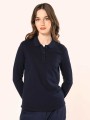 Polos à personnaliser KARIBAN Polo Supima® manches longues femme 