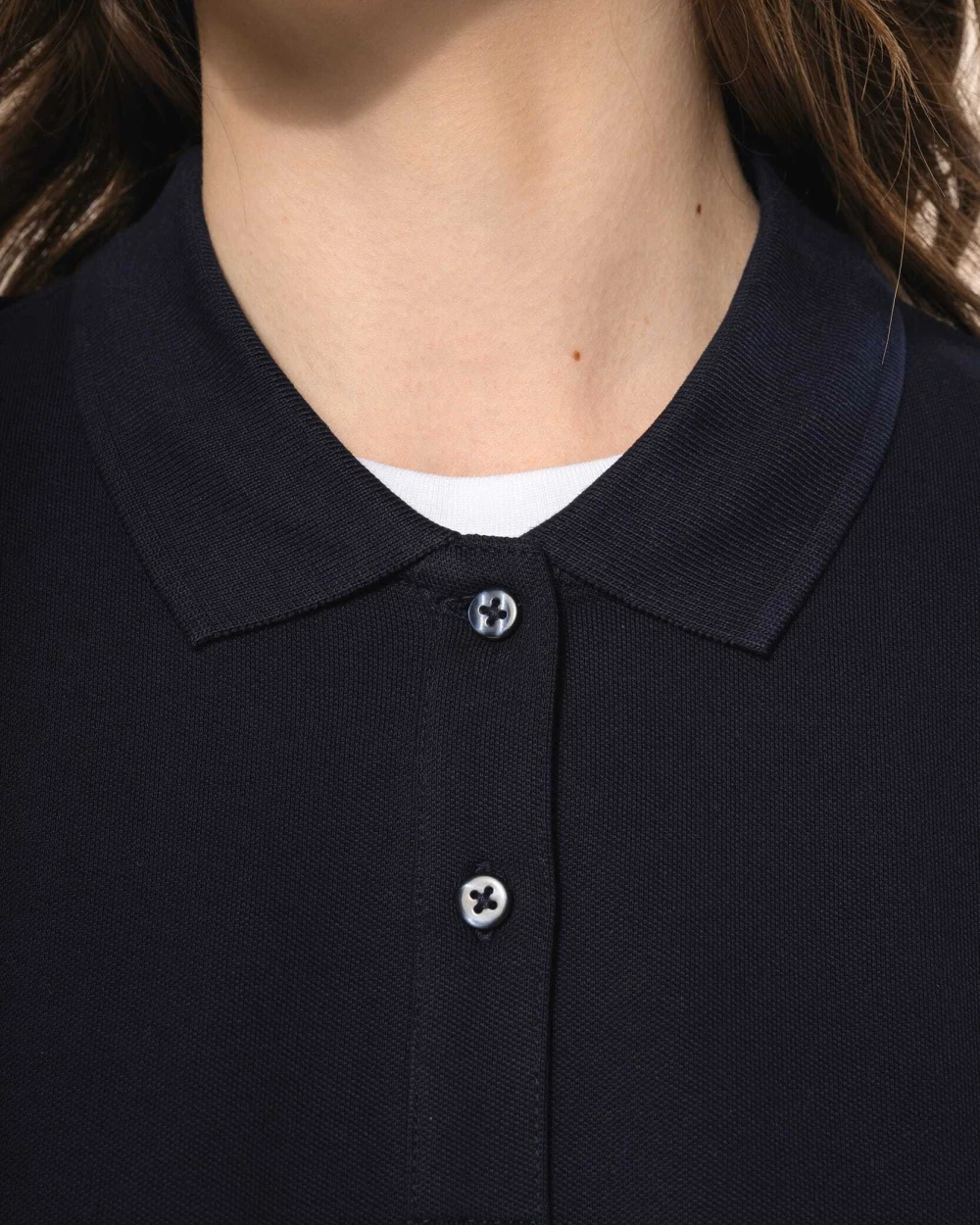 KARIBAN Supima® Damen-Polohemd mit langen Ärmeln Poloshirts personalisierbar