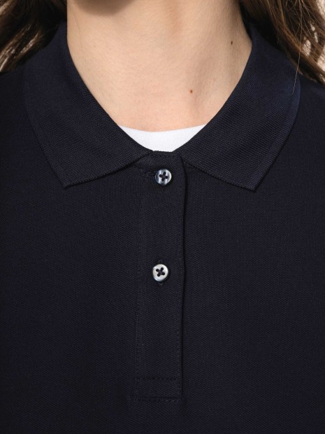 Polos à personnaliser KARIBAN Polo Supima® manches longues femme 