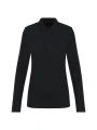 KARIBAN Polo Supima® manches longues femme /api/colors/b9fdad4a-5e94-45cb-8c03-c08b349b28c3 personnalisable